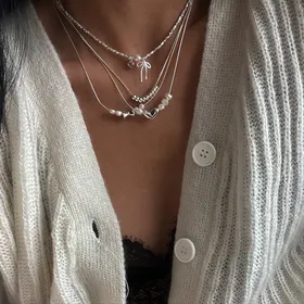 گردن‌بند نقره