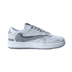 کتانی اسپرت مردانه مدل نایک تراویس سوپریم Nike Supreme رنگ سفید طوسی کد 51449
