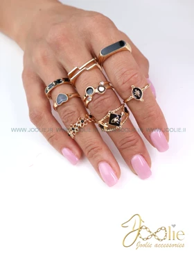 مجموعه 8 عددی انگشتر زنانه کد R4159