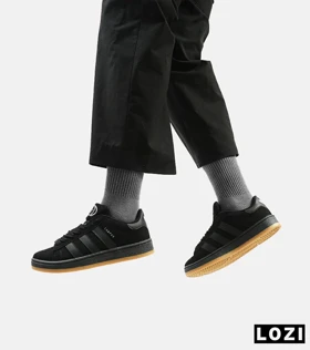 کفش کتانی مردانه مشکی زیر کرم ADIDAS Campus