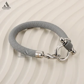 دستبند امگا مردانه Omega Sailing Bracelet GK1 (طوسی)