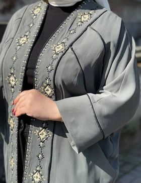 مانتو گلدوزی سولین کد : 7596