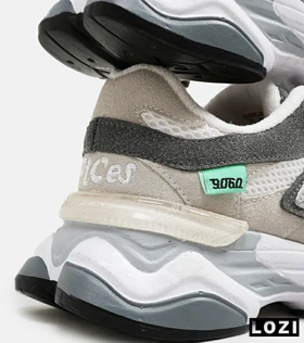 کفش کتانی مردانه و زنانه سفید طوسی NEW BALANCE 9060