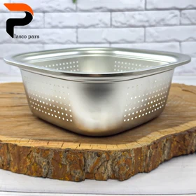 آبکش مربع جدید استیل 26 سانت