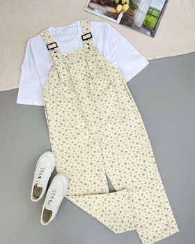 سرهمی کتان گل ریز کد 4980