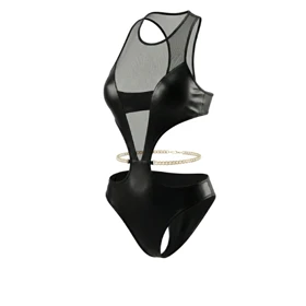 بادی حریر چرمی زنجیردار ویتاریتا کد 418