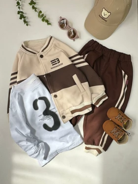 سه تیکه سویشرت و شلوار اسلش و بلوز