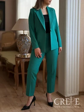 ست کت و شلوار یقه انگلیسی