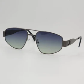 عینک آفتابی مردانه و زنانه طرح جنتل مانستر Gentle Monster ضد اشعه UV400 (مشکی سبز)