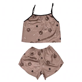 ست تاپ و شلوارک طرح تدی 226