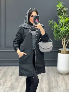 بارانی کلاهدار دورو