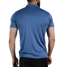 تیشرت نیم زیپ ورزشی مردانه نایک مدل P69 آبی تیره