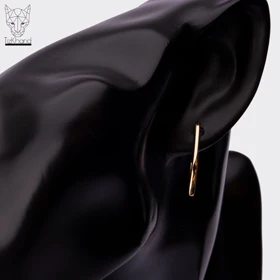 گوشواره مینیمال طلایی ژوپینگ