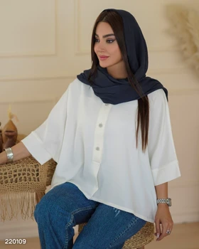 شومیز جلو بسته مدل رادمان کد 2201