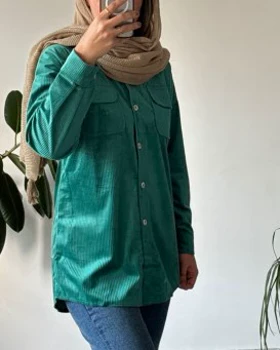 مانتو مخمل کبریتی