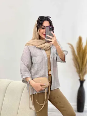 شومیز دو جیب دیما