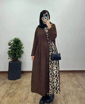 پیراهن مانتویی پاییزه فرنیا