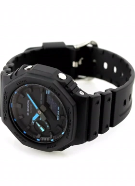 ساعت جی شاک 2100 مشکی عقربه آبی