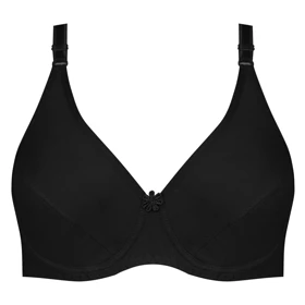 سوتین زنانه پانیذ مدل فنردار مشکی کد 22205