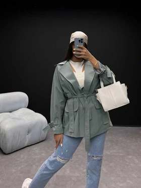 مانتو ZARA کمربندی