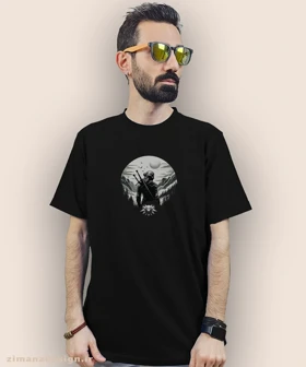 تیشرت مردانه و زنانه طرح ویچر شخصیت گرالت کد 987