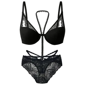 ست شورت و سوتین زنانه ماییلدا مدل فنردار پوش آپ کد 5478-3022