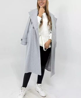 ترنچ کت پالتویی آستردار کد pl004/1 برند ردا