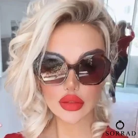 عینک زنانه پرادا / فریم کائوچو عدسی پلی کربنات