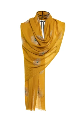 شال و روسری زنانه cashmere-and-silk-mawlana