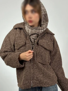 شکت زیپی مدل نوژین کد 40190