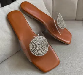 صندل زنانه طلقی مدل دایره
