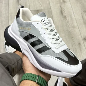 کفش و کتانی مردانه مدل آدیداس ADIDAS رنگ سفید طوسی
