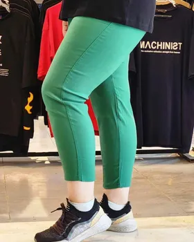 شلوار مام زنانه سبز روشن