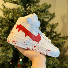 کفش ایرفورس ساق بلند کاستوم Custom Air Force 1
