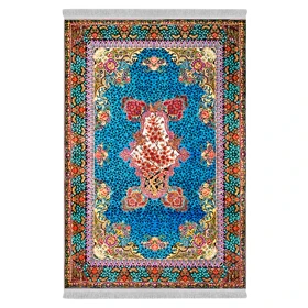 فرشینه از جنس پارچه هازان مخمل ترک طرح سنتی و مدرن برند دفه کد DAMG716