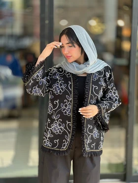 مانتو گلدوزی شده کد 772