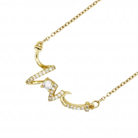 گردنبند زنانه مدل نگینی