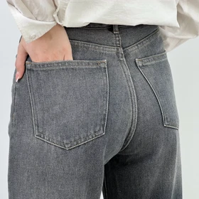 شلوار جین نیم بگ 1007748