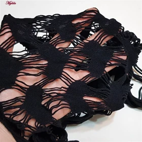 سرهمی فانتزی مدل فیشنت کد 4855-8575 رنگ مشکی