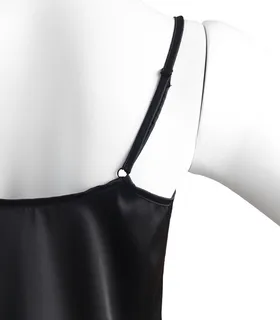 ست شلوار و کراپ Neev نیو ساتن کد Ivy 4415 مشکی Black