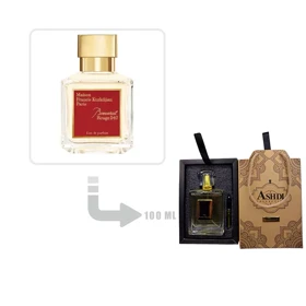 عطر ادکلن باکارات رژ 540 سفید مردانه و زنانه 100 میل اشدی Baccarat Rouge 540 Ashdi 100ml
