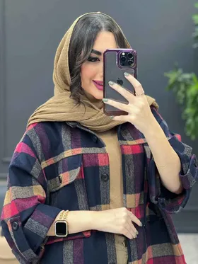 شکت چهارخونه آستین پاگن