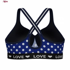 نیم‌تنه ورزشی زنانه ماییلدا مدل بند ضربدری کد 5549