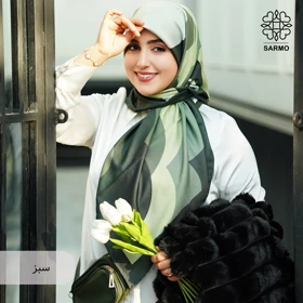 روسری ساتن ابریشم ابرا