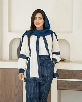 مانتو شلوار لینن ترکیبی کنف