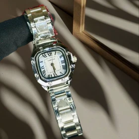 ساعت مچی زنانه کارتیر مدل بند کاسیو جنس استیل