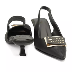 کفش مجلسی زنانه پاشنه‌دار 3 سانت مدل 400322 _ sandal valentino