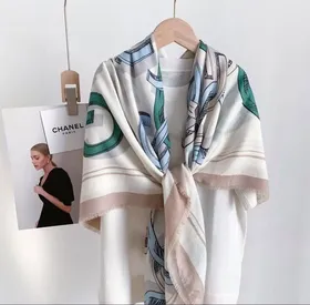 روسری نخ پنبه سیااسکارف وارداتی