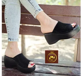 صندل و روفرشی لژدار طبی زنانه مدل شیک