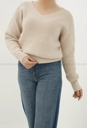 بلوز بافت یقه هفت موهری کد1004568